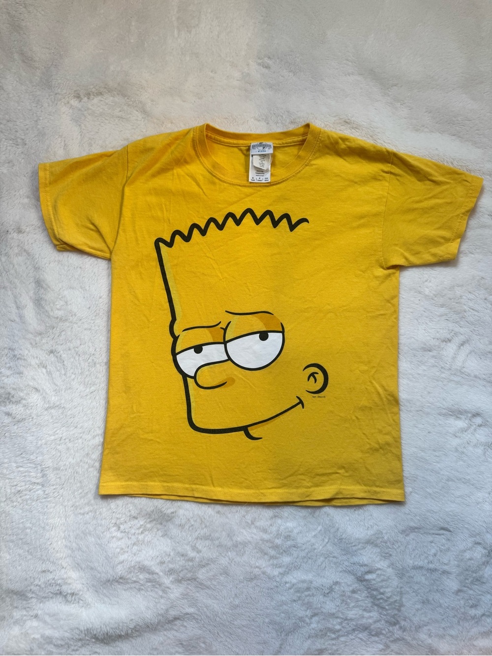 Universal Studios Kids Yellow Bart Simpson Graphic T‑Shirt